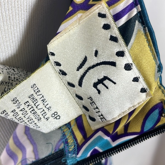 Y2k Ice Multicolor Scarf Dress Spaghetti straps - Picture 8 of 9